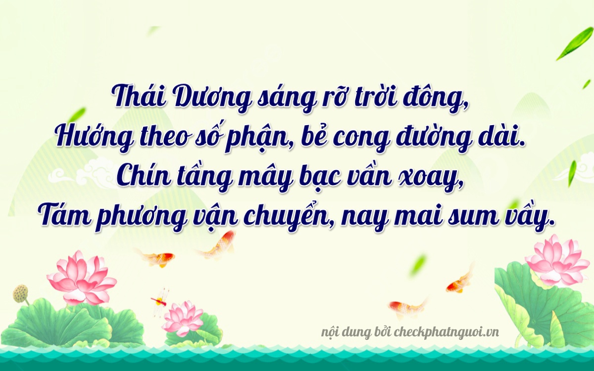 Bài thơ ý nghĩa cho <b>biển số 64CA-09298</b> tại website checkphatnguoi.vn