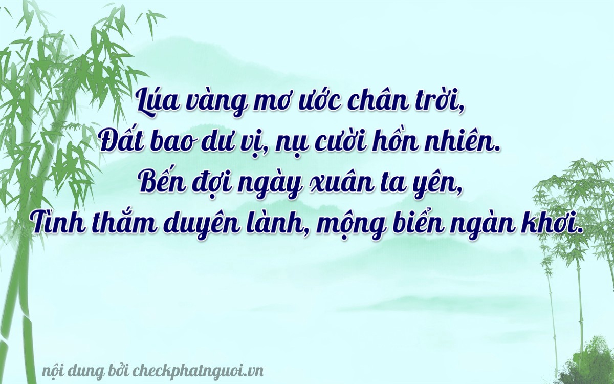 Bài thơ ý nghĩa cho <b>biển số 64D1-27634</b> tại website checkphatnguoi.vn