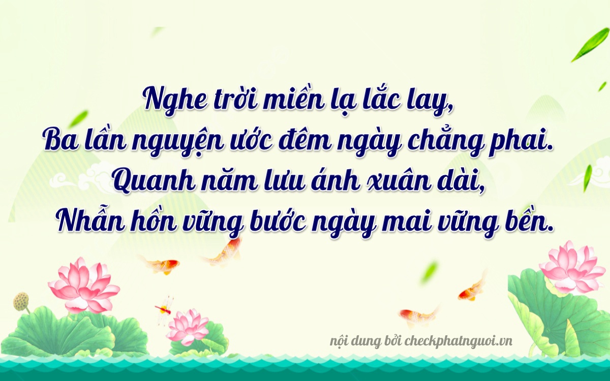 Bài thơ ý nghĩa cho <b>biển số 64E1-38693</b> tại website checkphatnguoi.vn
