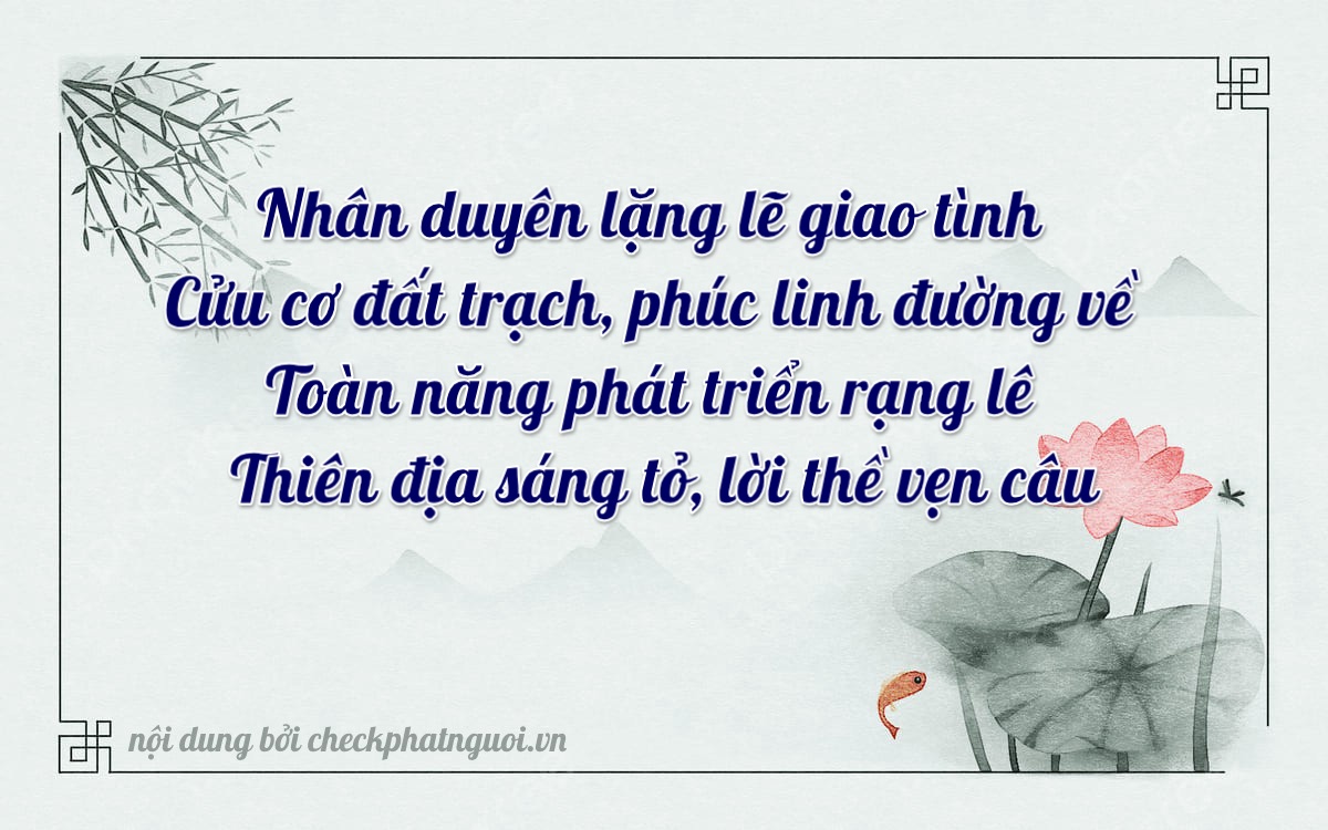 Bài thơ ý nghĩa cho <b>biển số 64FA-25963</b> tại website checkphatnguoi.vn