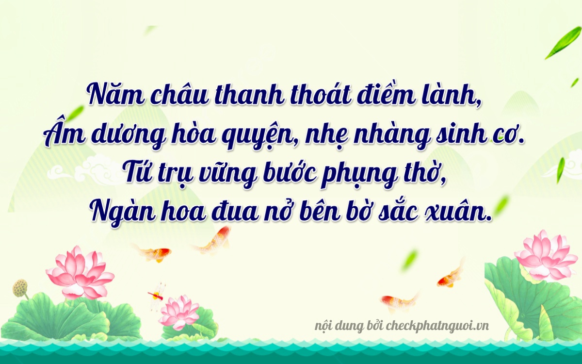 Bài thơ ý nghĩa cho <b>biển số 64G1-33867</b> tại website checkphatnguoi.vn