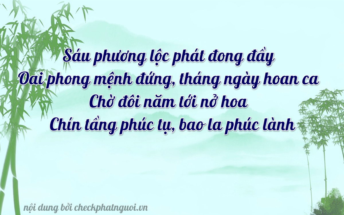Bài thơ ý nghĩa cho <b>biển số 64GA-06029</b> tại website checkphatnguoi.vn