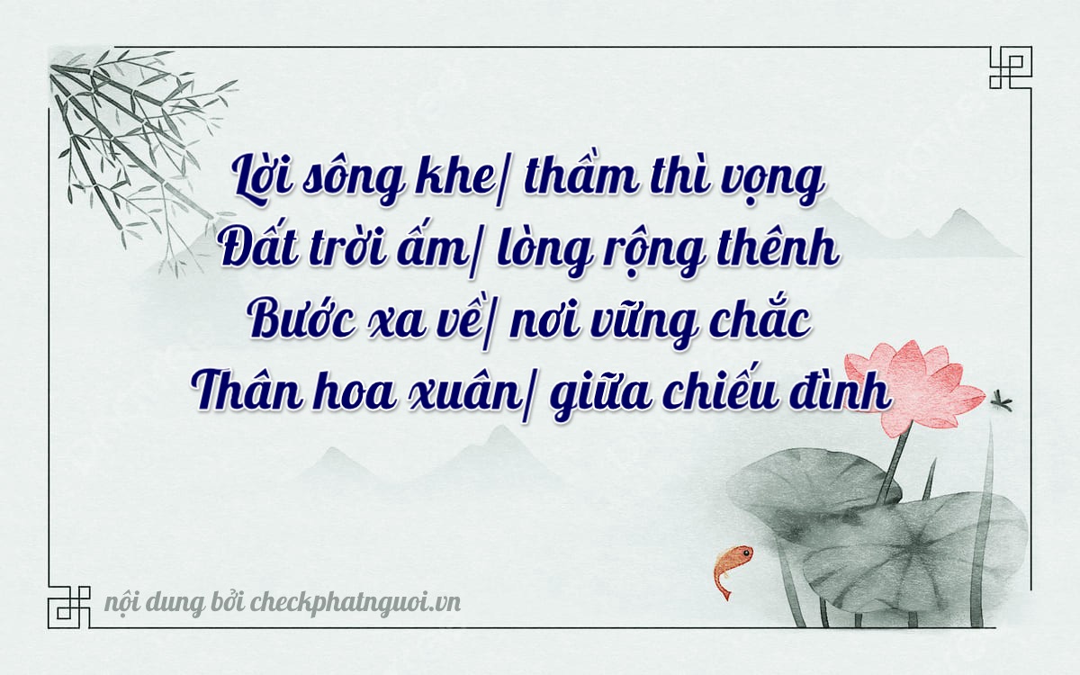 Bài thơ ý nghĩa cho <b>biển số 64H1-01478</b> tại website checkphatnguoi.vn