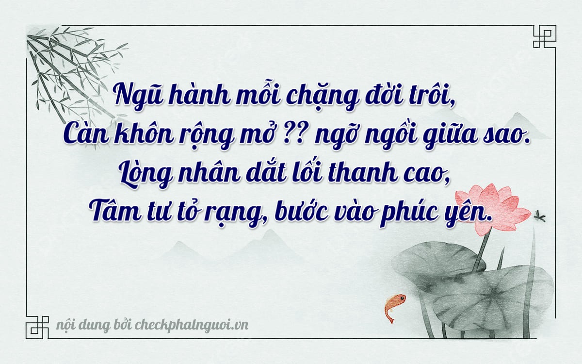 Bài thơ ý nghĩa cho <b>biển số 64H-13812</b> tại website checkphatnguoi.vn