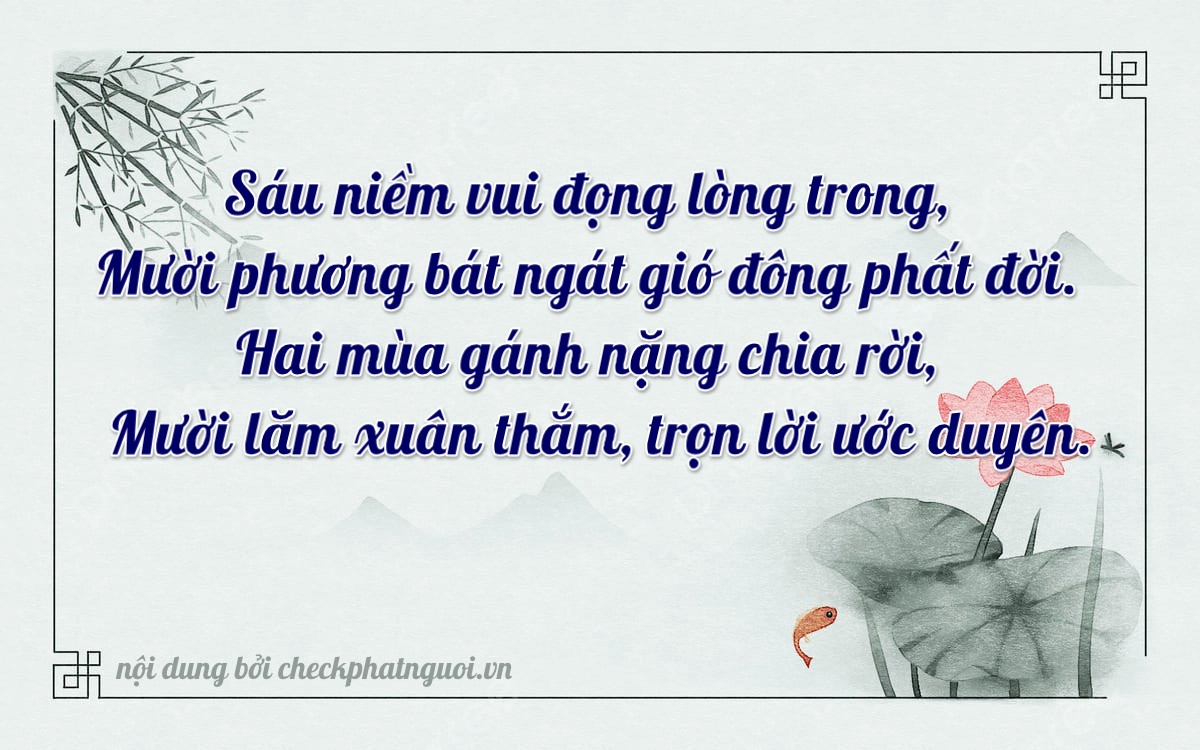 Bài thơ ý nghĩa cho <b>biển số 64K-61215</b> tại website checkphatnguoi.vn