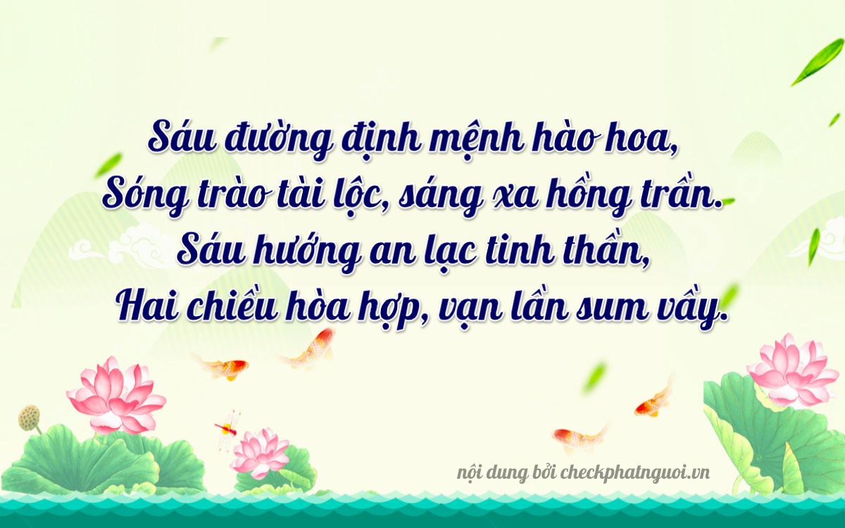 Bài thơ ý nghĩa cho <b>biển số 65662</b> tại website checkphatnguoi.vn