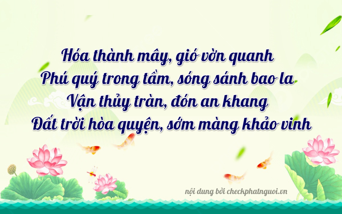 Bài thơ ý nghĩa cho <b>biển số 65A-23780</b> tại website checkphatnguoi.vn