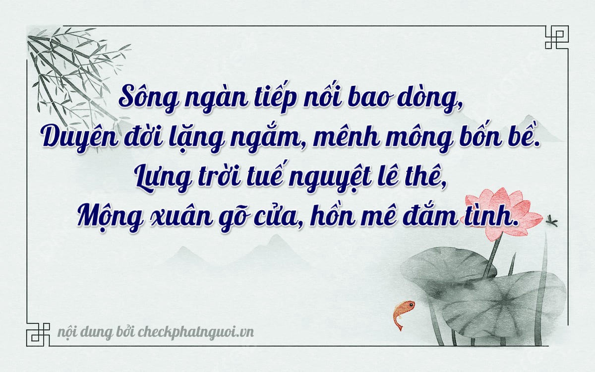 Bài thơ ý nghĩa cho <b>biển số 65A-37692</b> tại website checkphatnguoi.vn