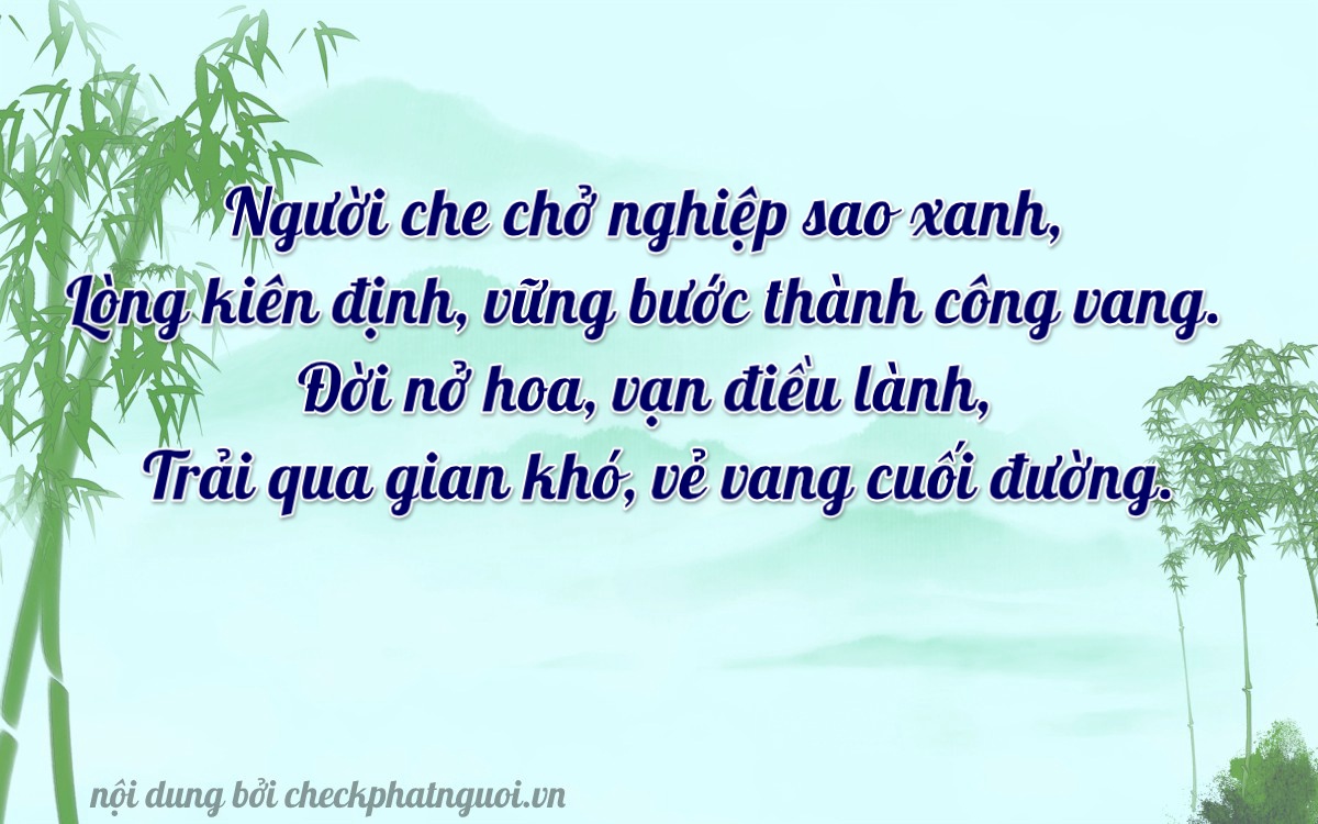 Bài thơ ý nghĩa cho <b>biển số 65A-38913</b> tại website checkphatnguoi.vn