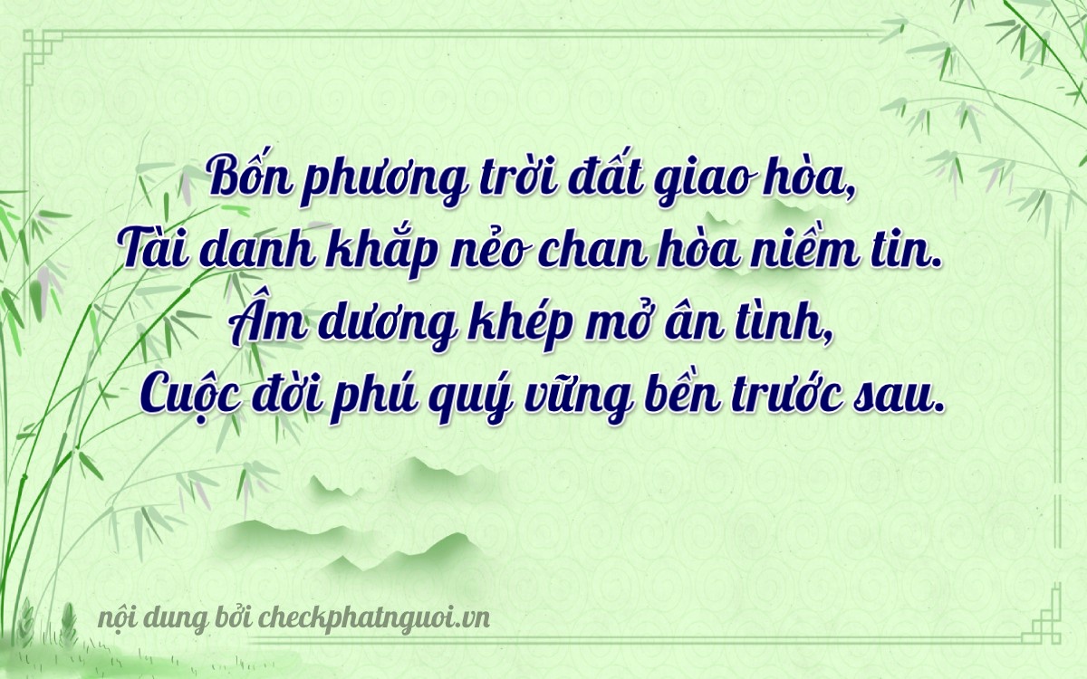 Bài thơ ý nghĩa cho <b>biển số 65A-39449</b> tại website checkphatnguoi.vn