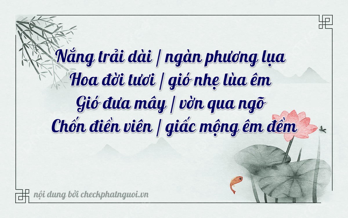 Bài thơ ý nghĩa cho <b>biển số 65A-41200</b> tại website checkphatnguoi.vn