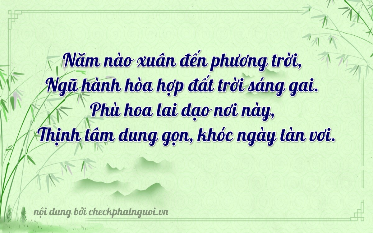 Bài thơ ý nghĩa cho <b>biển số 65A-52512</b> tại website checkphatnguoi.vn