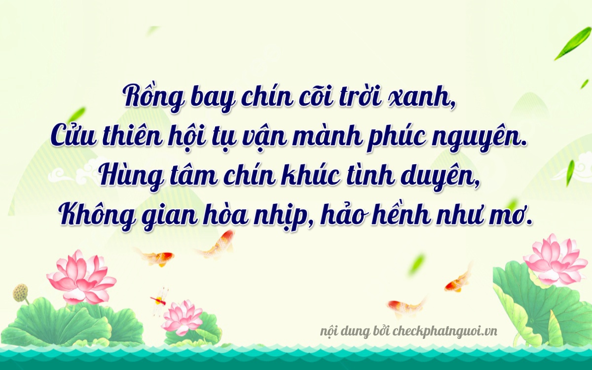 Bài thơ ý nghĩa cho <b>biển số 65A-99999</b> tại website checkphatnguoi.vn