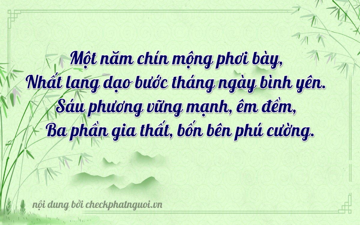 Bài thơ ý nghĩa cho <b>biển số 65AA-11637</b> tại website checkphatnguoi.vn