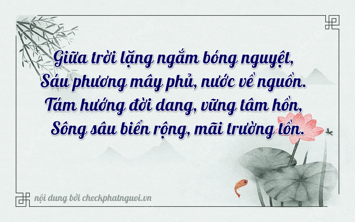 Bài thơ ý nghĩa cho <b>biển số 65AA-16280</b> tại website checkphatnguoi.vn