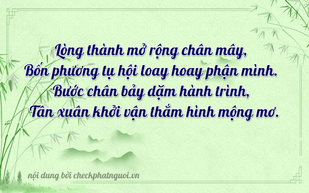 Bài thơ ý nghĩa cho <b>biển số 65AA-17046</b> tại website checkphatnguoi.vn