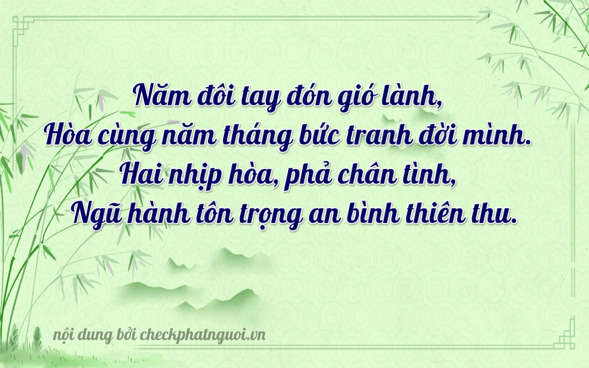 Bài thơ ý nghĩa cho <b>biển số 65AA-52049</b> tại website checkphatnguoi.vn