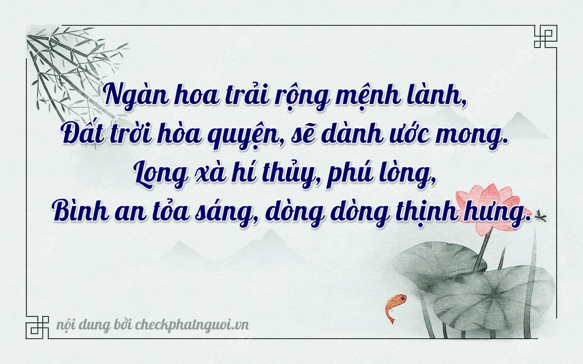 Bài thơ ý nghĩa cho <b>biển số 65B2-10590</b> tại website checkphatnguoi.vn
