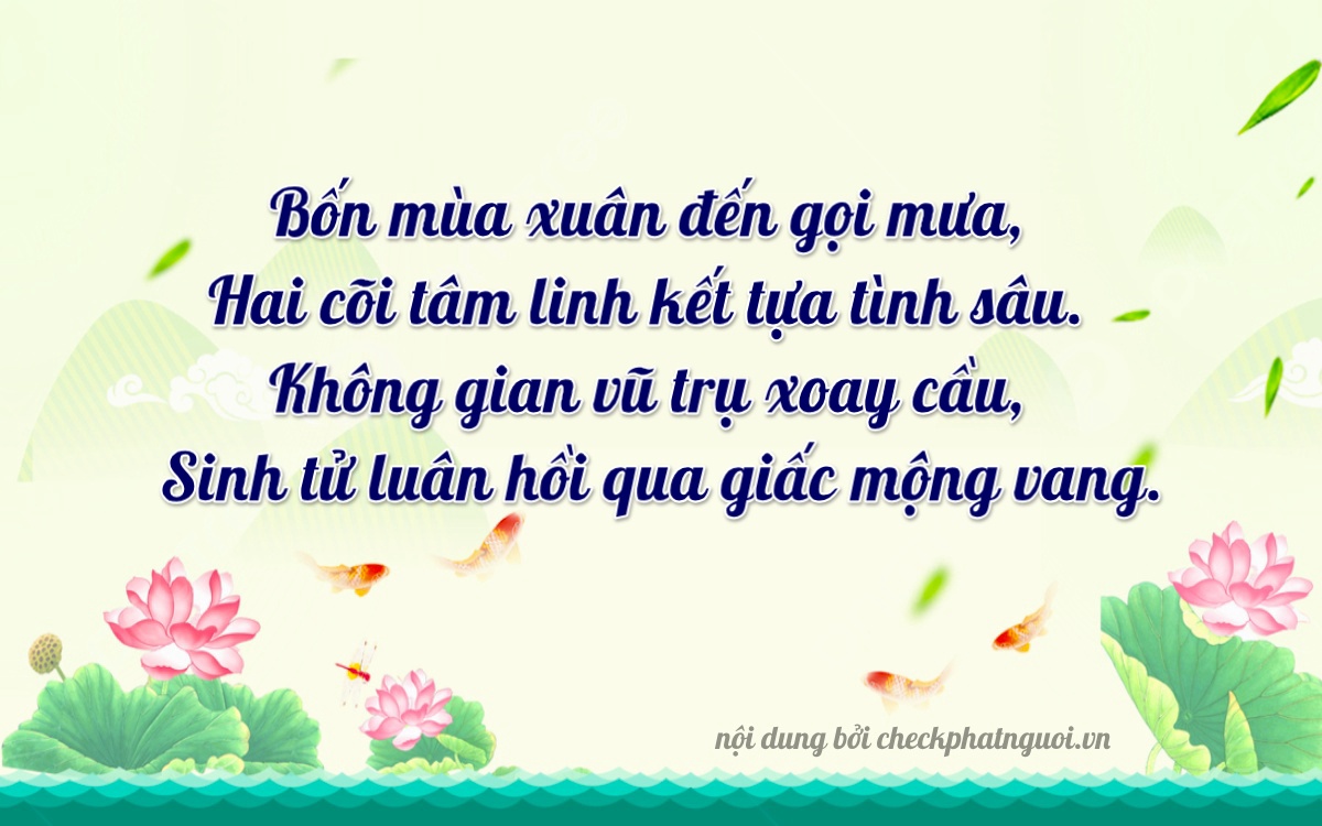 Bài thơ ý nghĩa cho <b>biển số 65B2-24053</b> tại website checkphatnguoi.vn