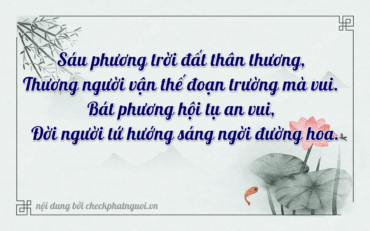 Bài thơ ý nghĩa cho <b>biển số 65B2-64666</b> tại website checkphatnguoi.vn