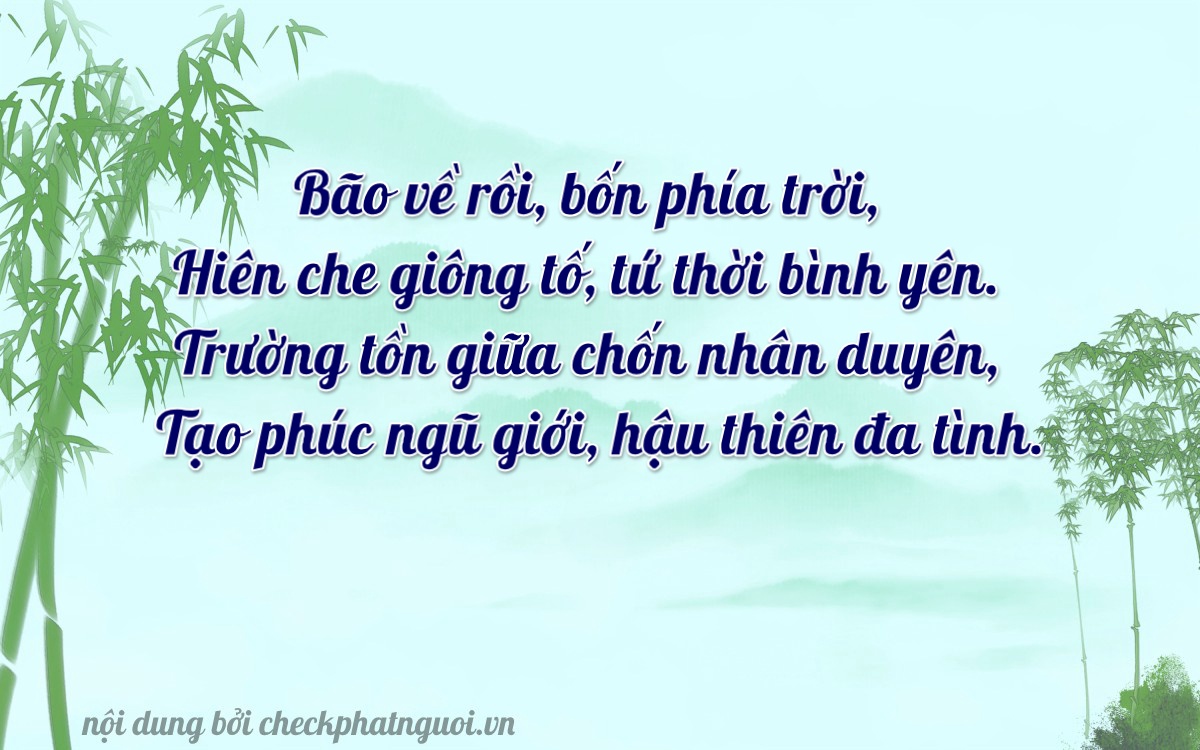 Bài thơ ý nghĩa cho <b>biển số 65B2-74131</b> tại website checkphatnguoi.vn