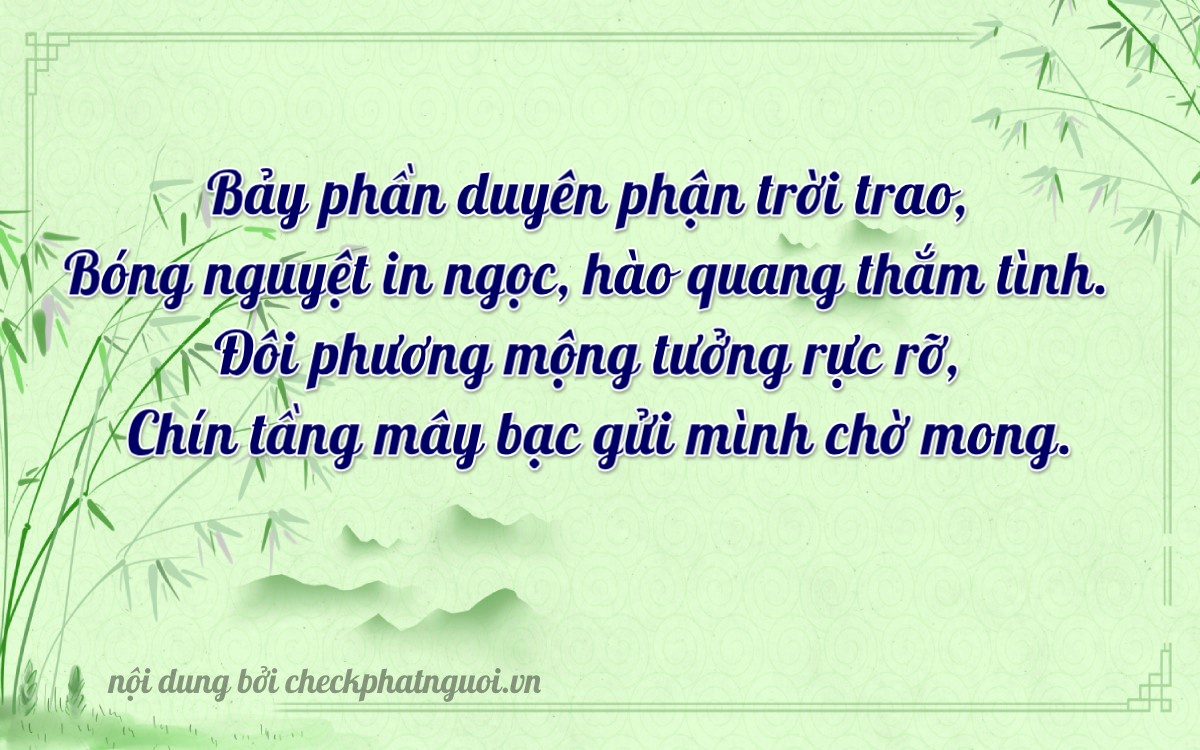 Bài thơ ý nghĩa cho <b>biển số 65B2-77239</b> tại website checkphatnguoi.vn