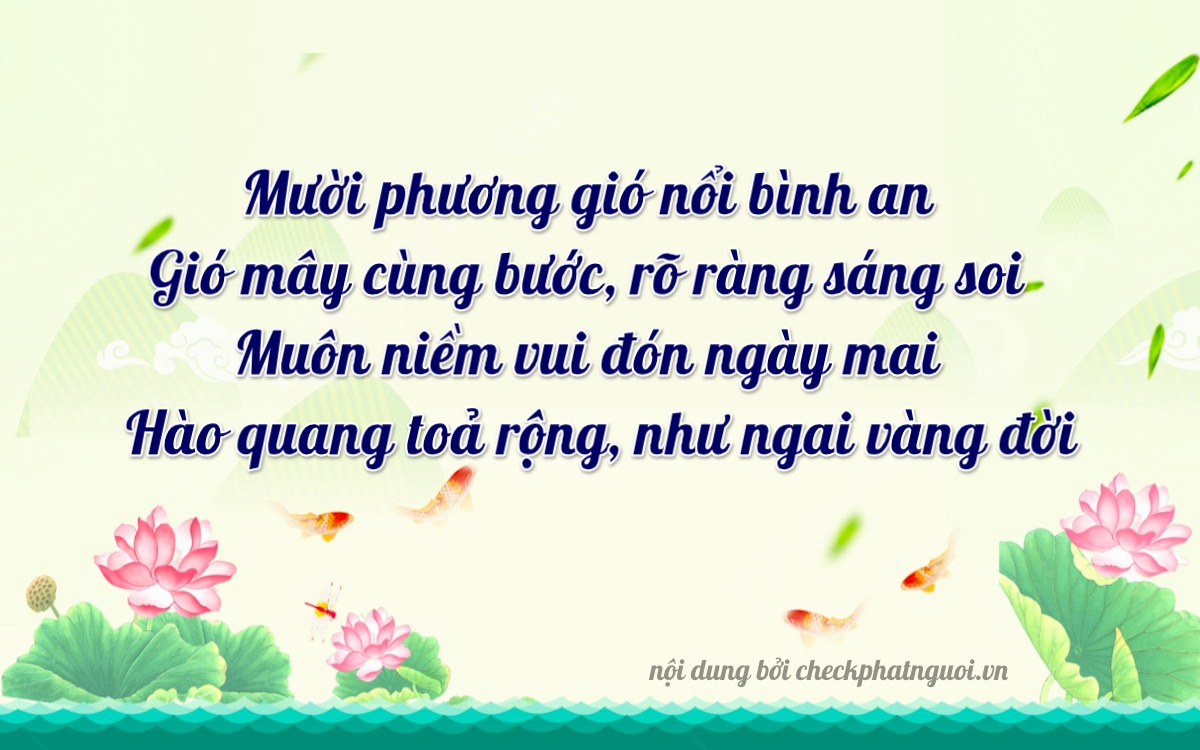 Bài thơ ý nghĩa cho <b>biển số 65BD-11641</b> tại website checkphatnguoi.vn