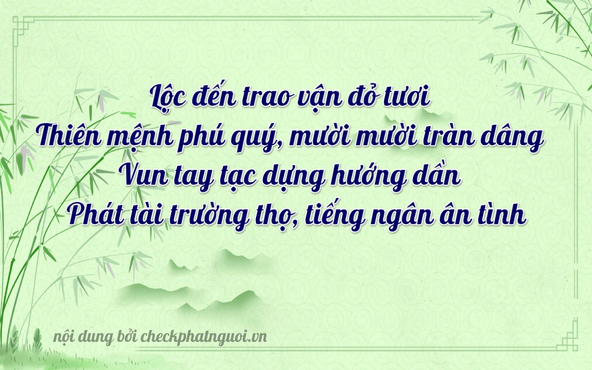 Bài thơ ý nghĩa cho <b>biển số 65D1-32793</b> tại website checkphatnguoi.vn