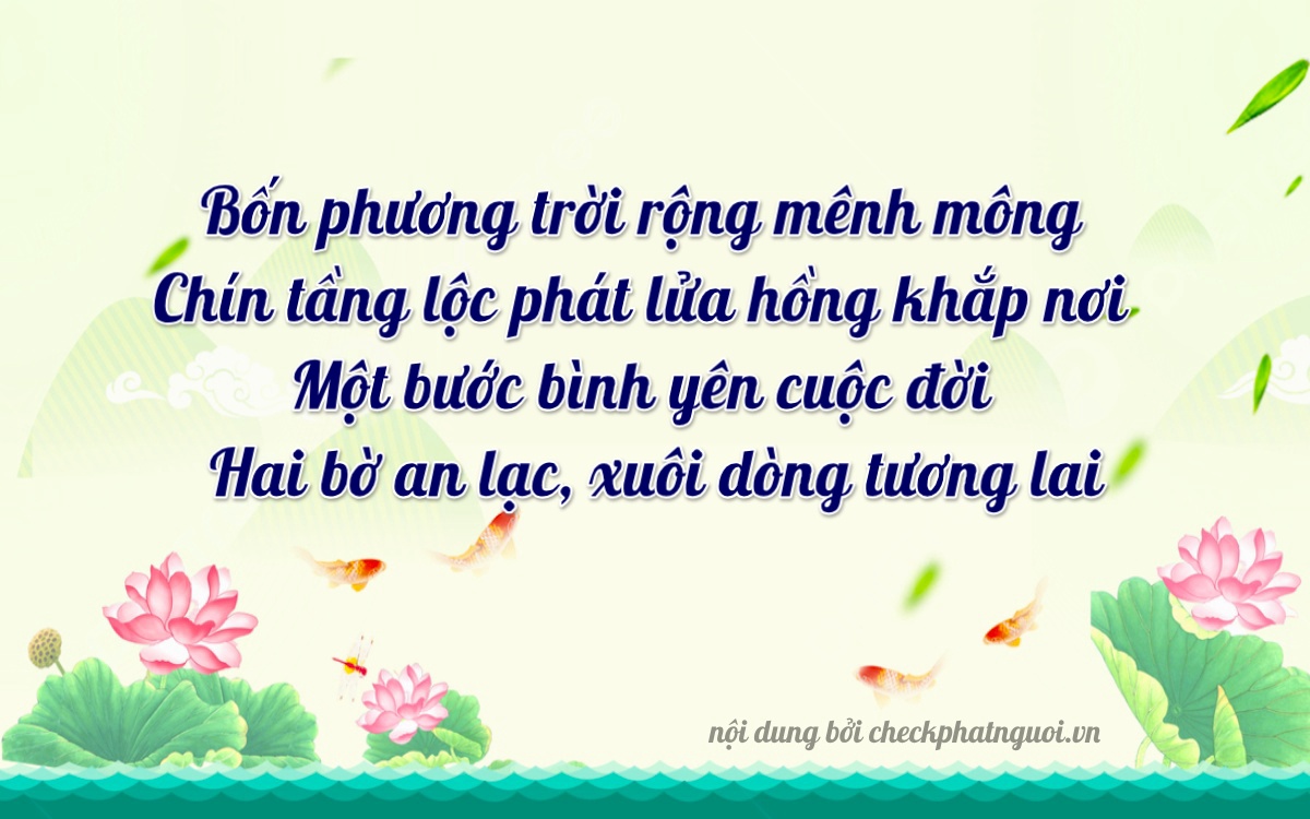 Bài thơ ý nghĩa cho <b>biển số 65D1-48123</b> tại website checkphatnguoi.vn