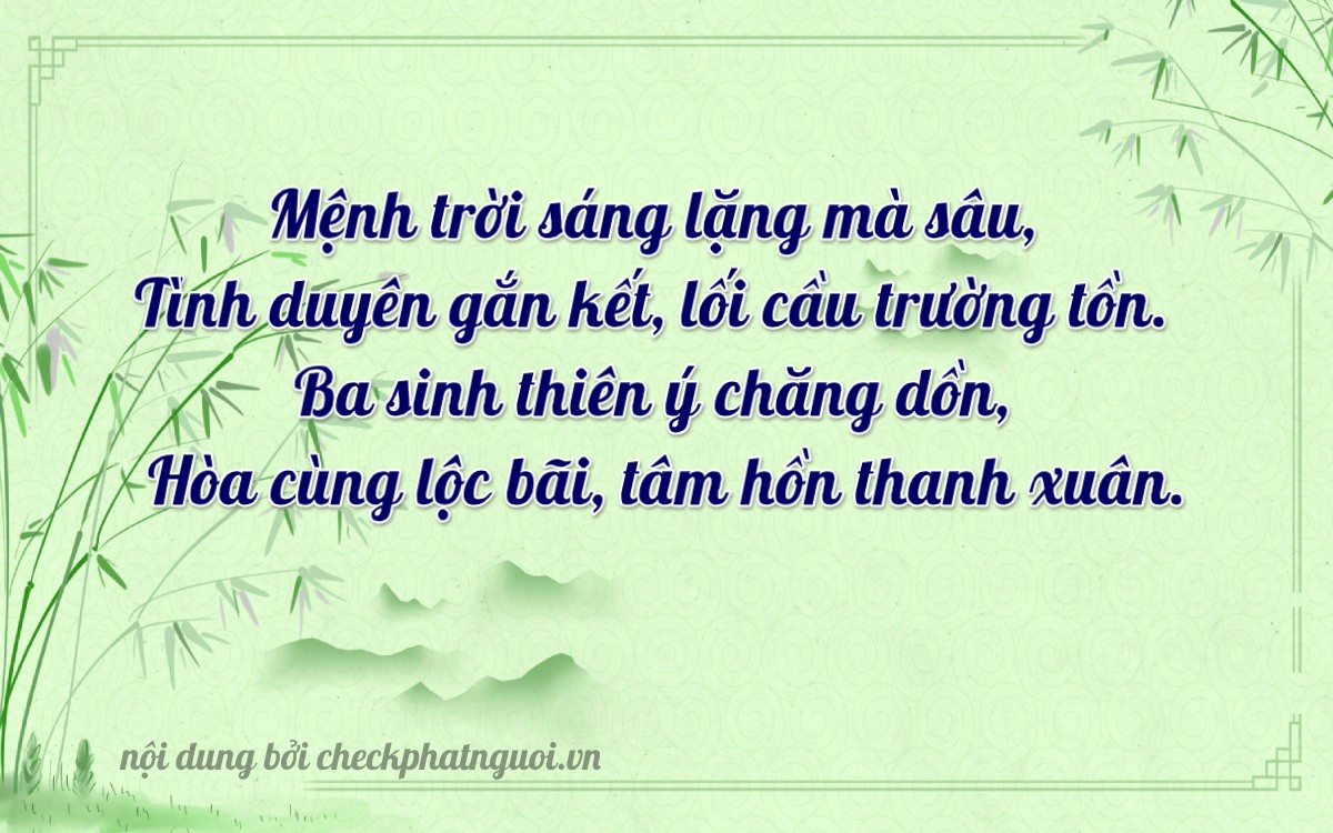 Bài thơ ý nghĩa cho <b>biển số 65E-00392</b> tại website checkphatnguoi.vn
