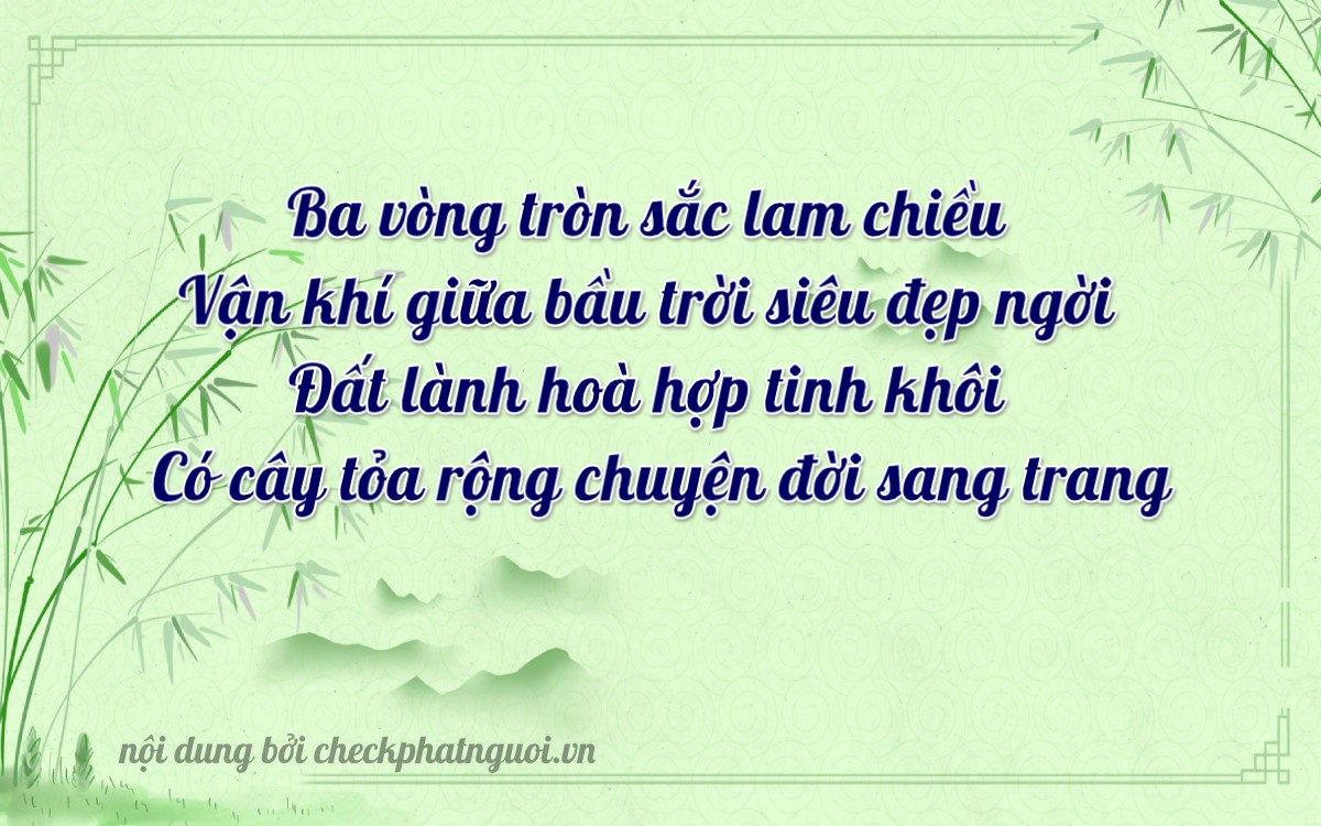 Bài thơ ý nghĩa cho <b>biển số 65G1-03026</b> tại website checkphatnguoi.vn