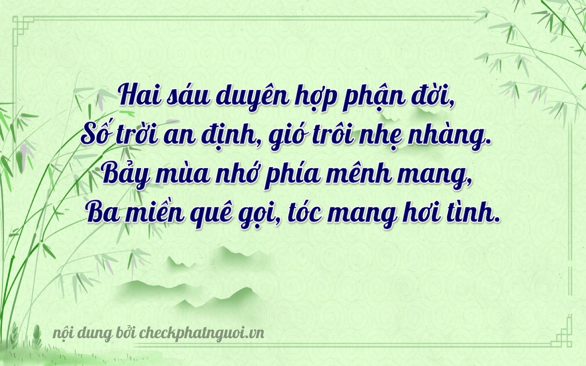 Bài thơ ý nghĩa cho <b>biển số 65G1-26730</b> tại website checkphatnguoi.vn
