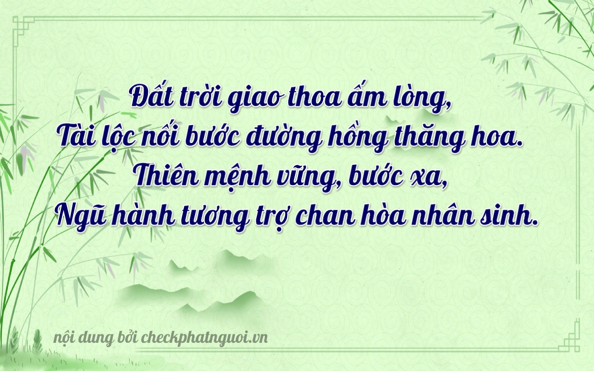 Bài thơ ý nghĩa cho <b>biển số 65GA-01628</b> tại website checkphatnguoi.vn