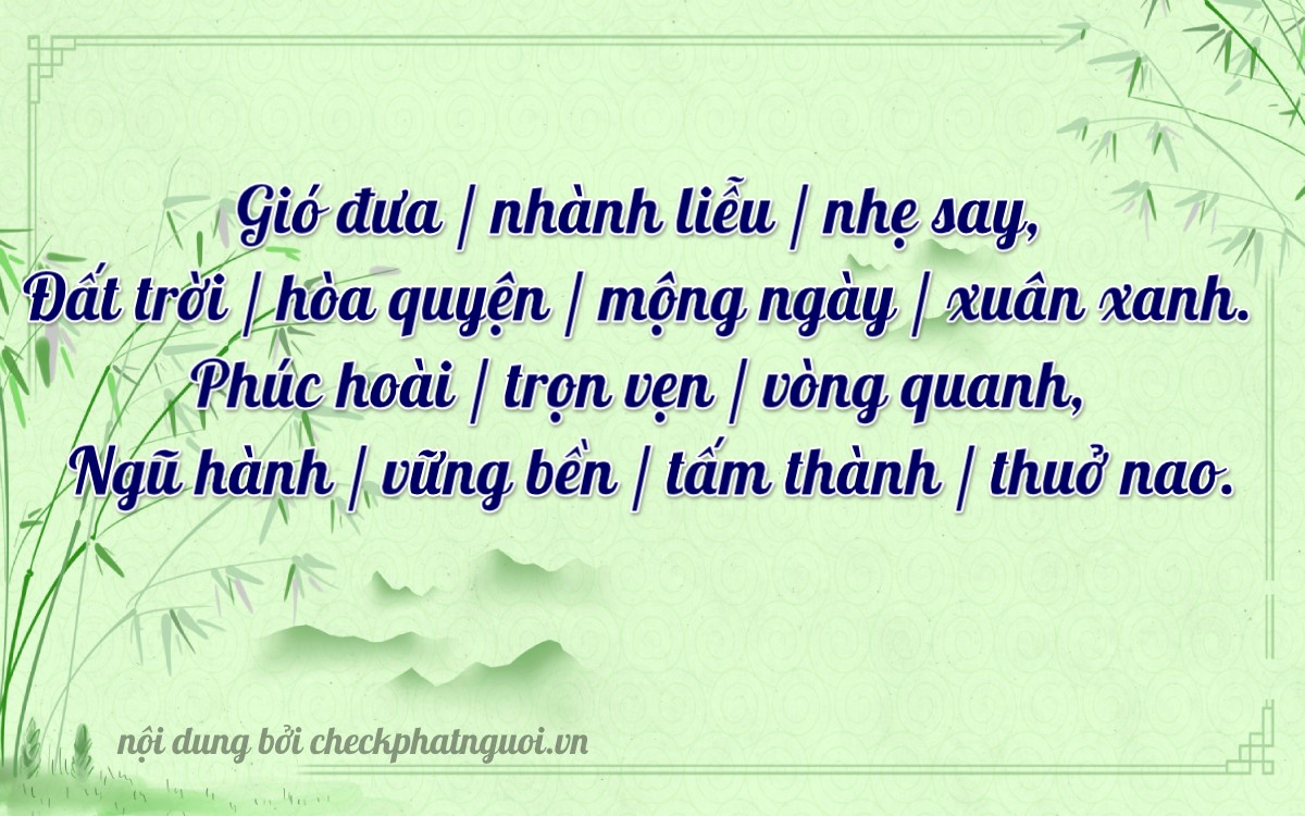 Bài thơ ý nghĩa cho <b>biển số 65H-01239</b> tại website checkphatnguoi.vn