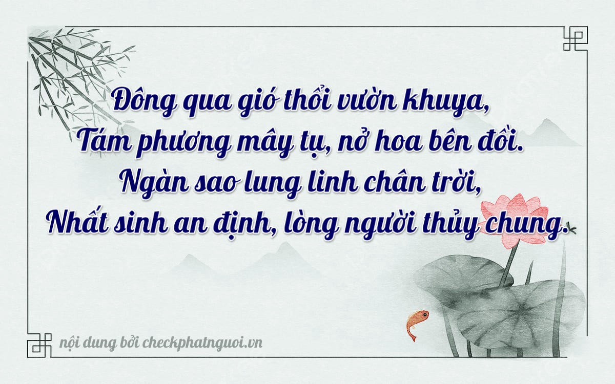 Bài thơ ý nghĩa cho <b>biển số 65H-9681</b> tại website checkphatnguoi.vn