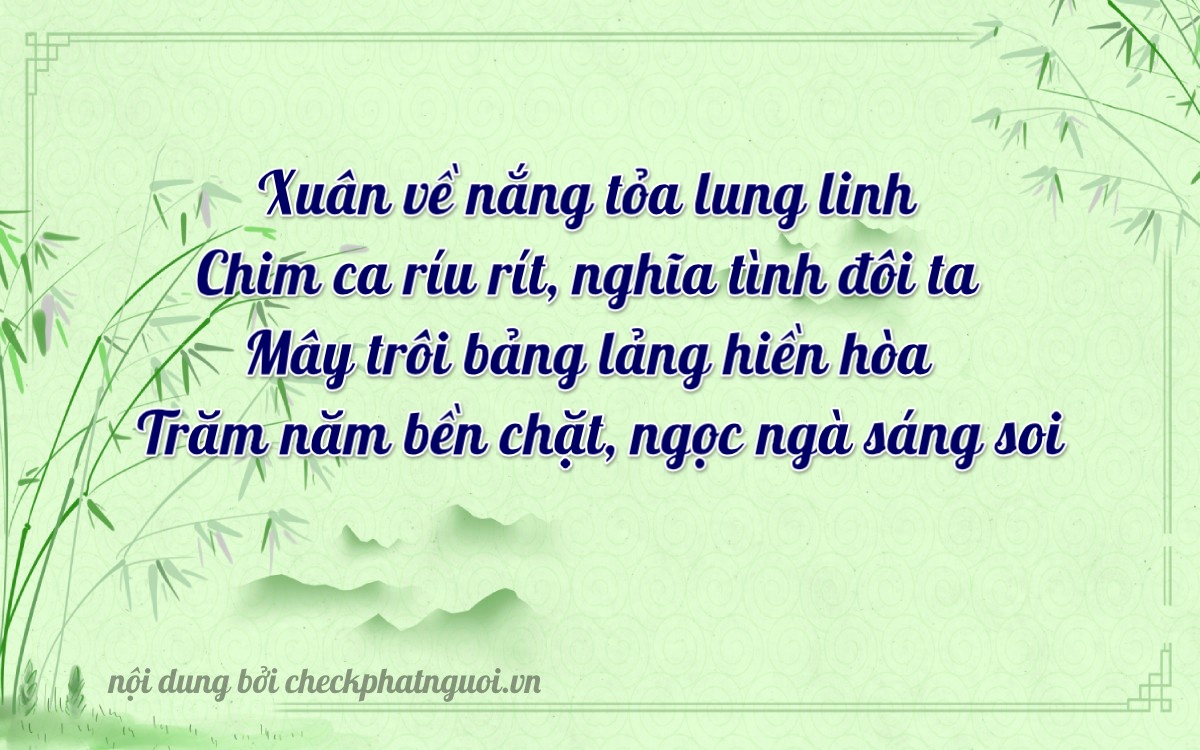 Bài thơ ý nghĩa cho <b>biển số 65K1-02018</b> tại website checkphatnguoi.vn