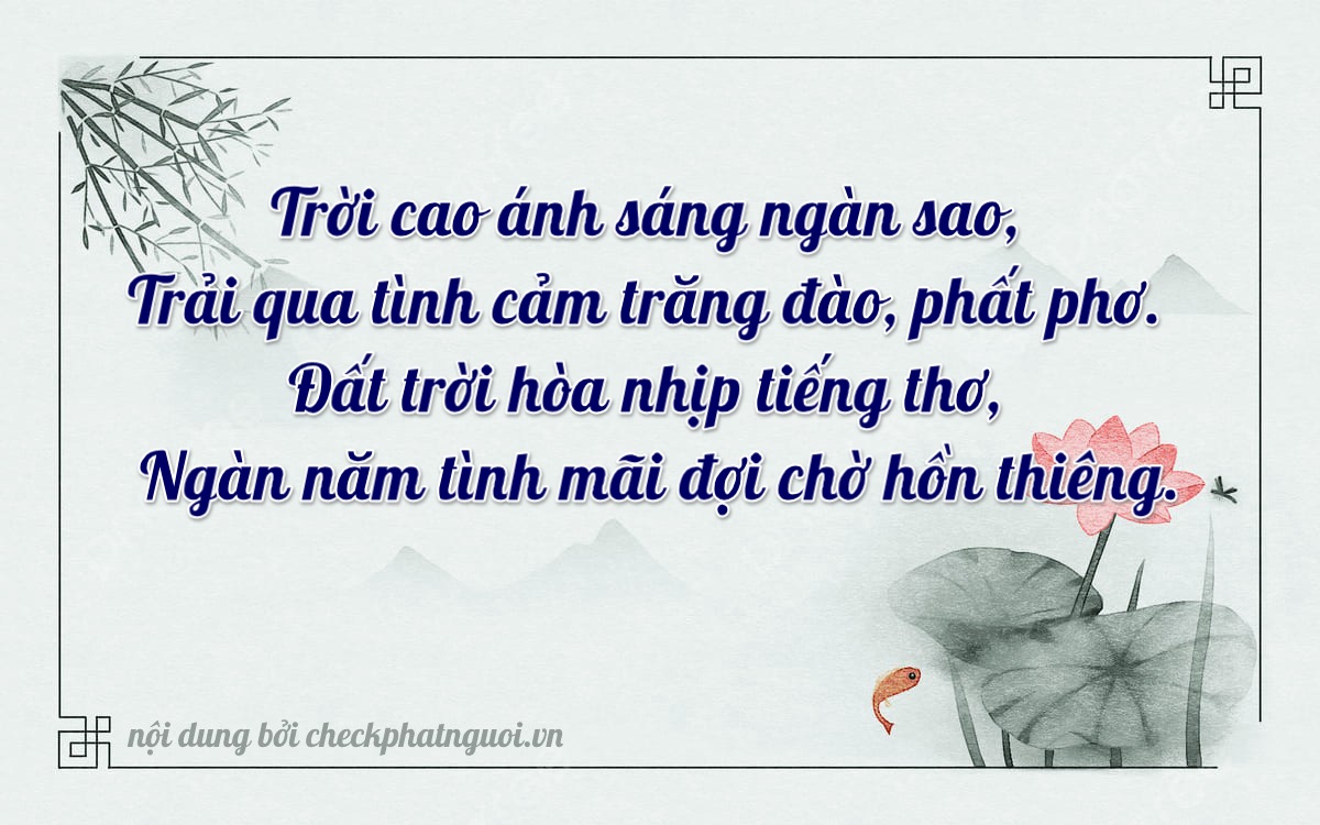 Bài thơ ý nghĩa cho <b>biển số 65M1-00687</b> tại website checkphatnguoi.vn