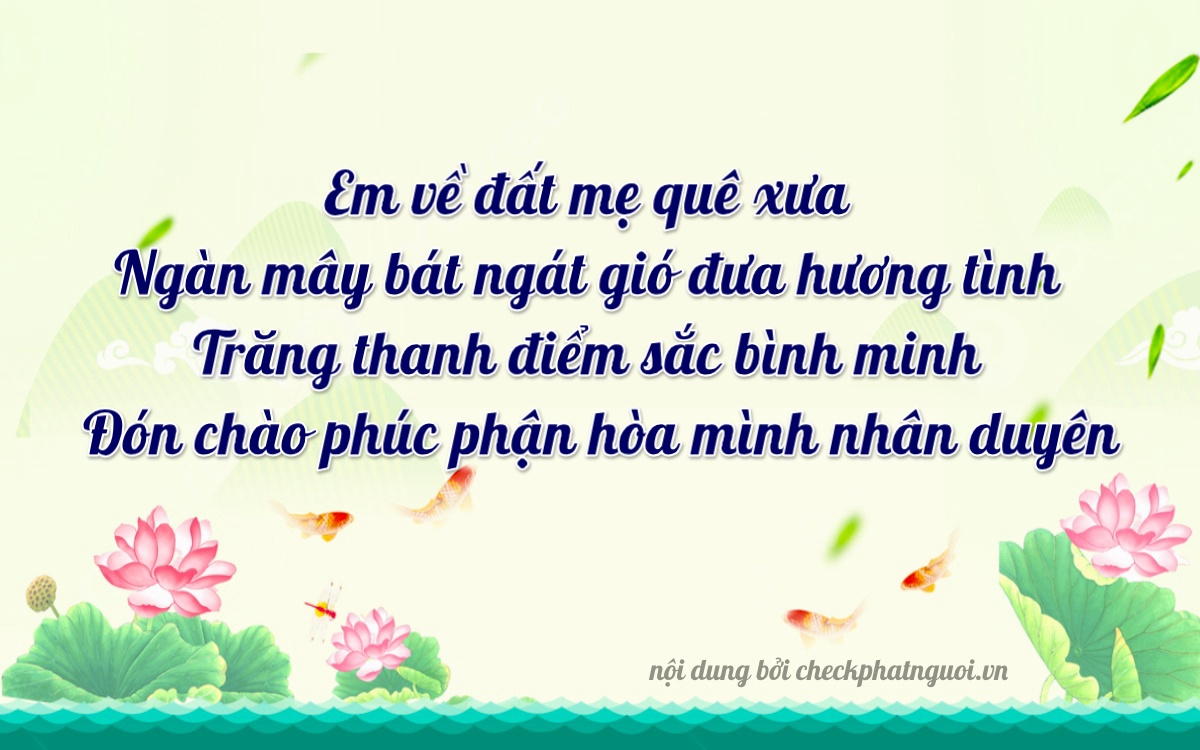 Bài thơ ý nghĩa cho <b>biển số 65MA-02003</b> tại website checkphatnguoi.vn