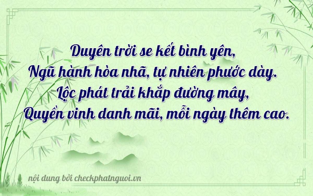 Bài thơ ý nghĩa cho <b>biển số 65MA-12619</b> tại website checkphatnguoi.vn