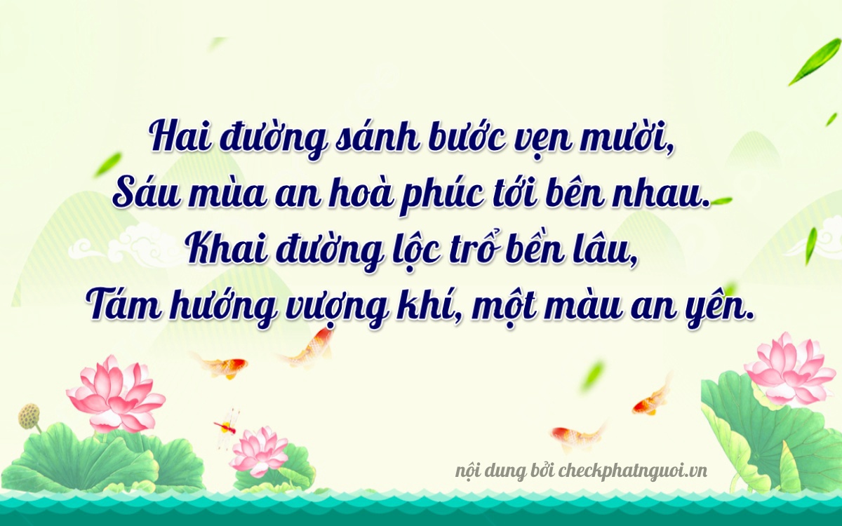 Bài thơ ý nghĩa cho <b>biển số 65U-21682</b> tại website checkphatnguoi.vn