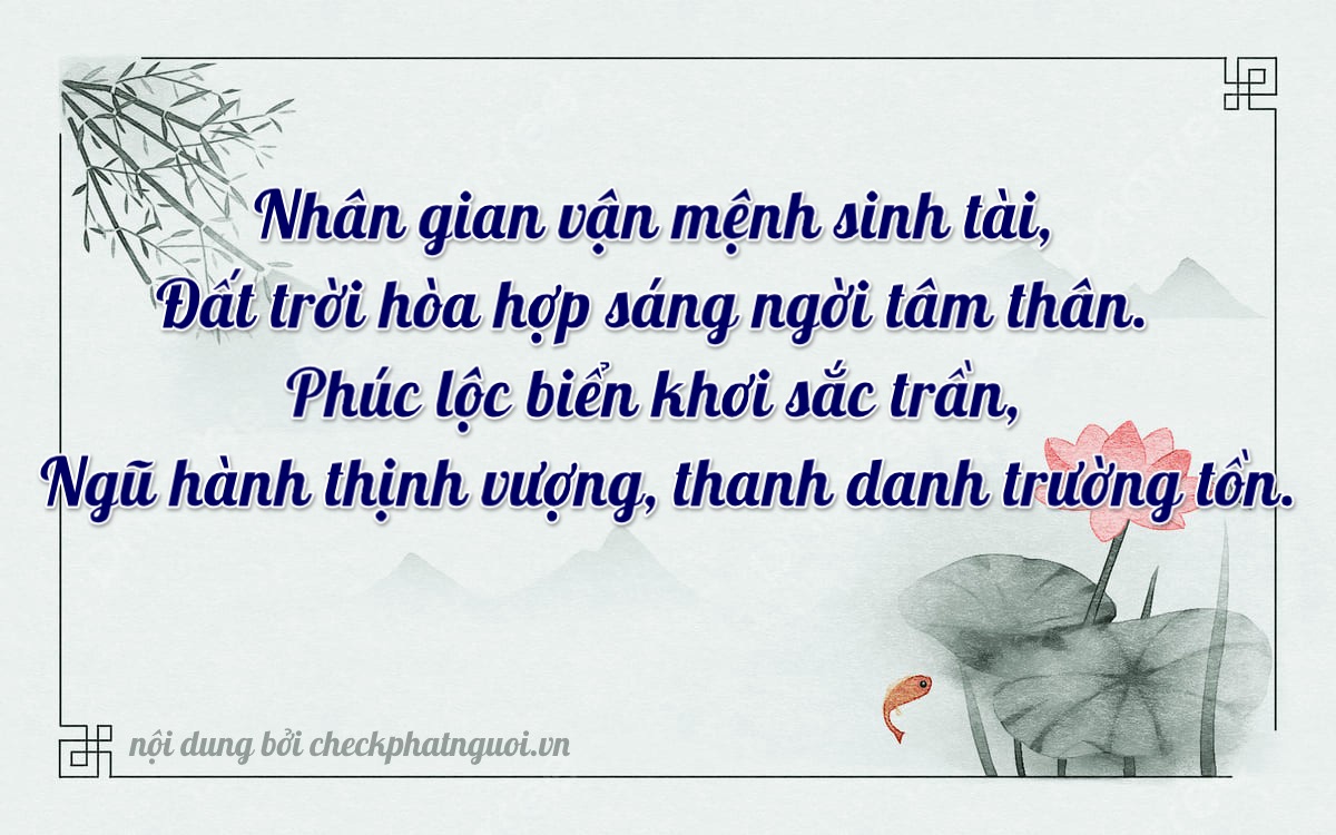 Bài thơ ý nghĩa cho <b>biển số 66399</b> tại website checkphatnguoi.vn