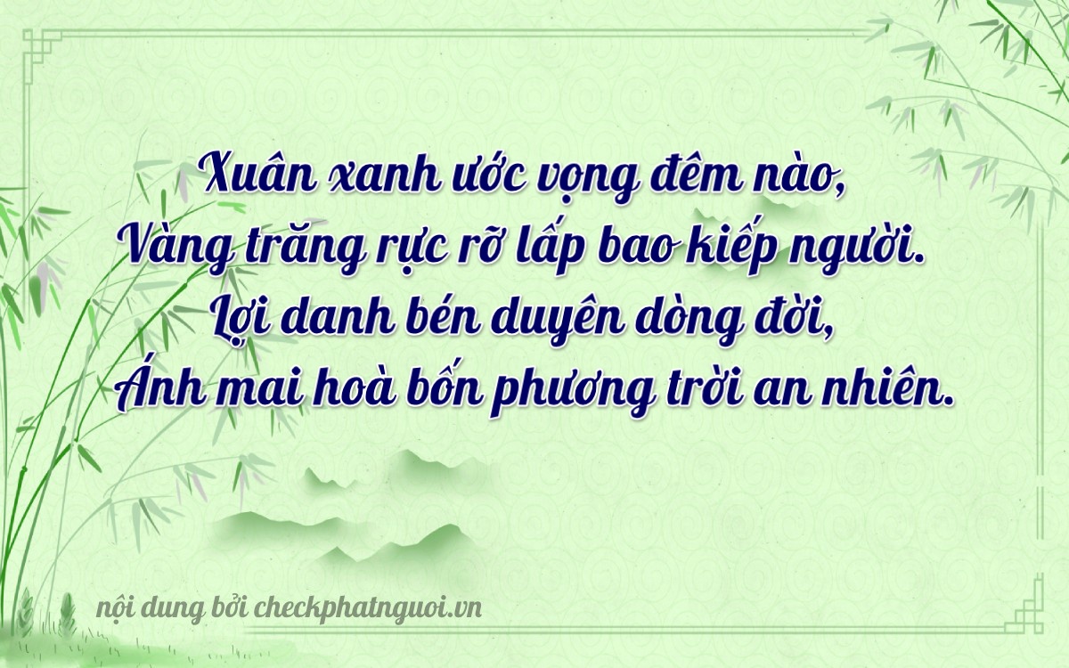 Bài thơ ý nghĩa cho <b>biển số 6666</b> tại website checkphatnguoi.vn
