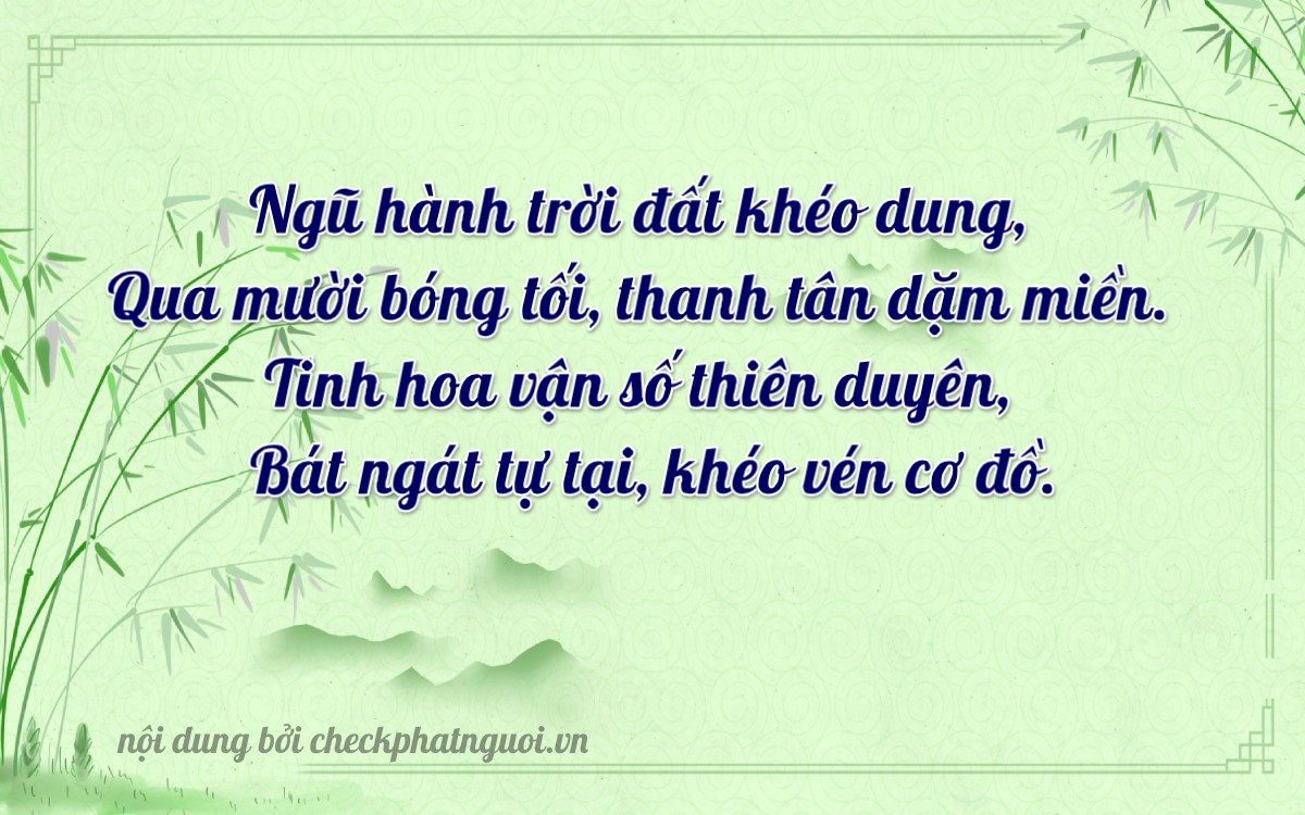 Bài thơ ý nghĩa cho <b>biển số 66666</b> tại website checkphatnguoi.vn