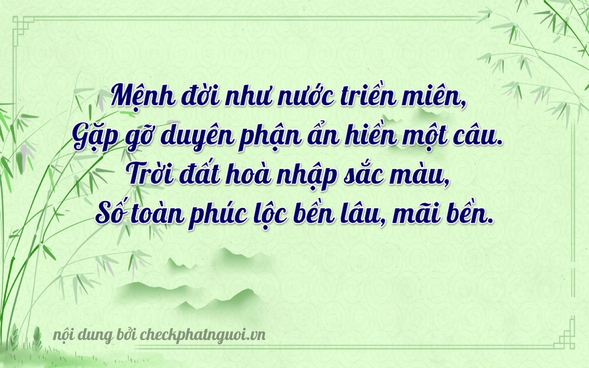 Bài thơ ý nghĩa cho <b>biển số 66A-17646</b> tại website checkphatnguoi.vn