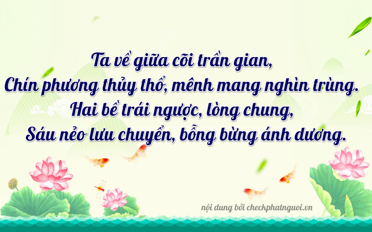 Bài thơ ý nghĩa cho <b>biển số 66A-19268</b> tại website checkphatnguoi.vn