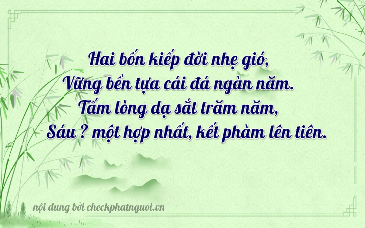 Bài thơ ý nghĩa cho <b>biển số 66A-24361</b> tại website checkphatnguoi.vn