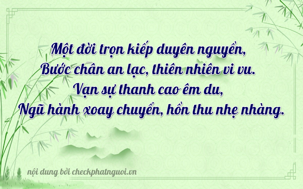 Bài thơ ý nghĩa cho <b>biển số 66A-26485</b> tại website checkphatnguoi.vn
