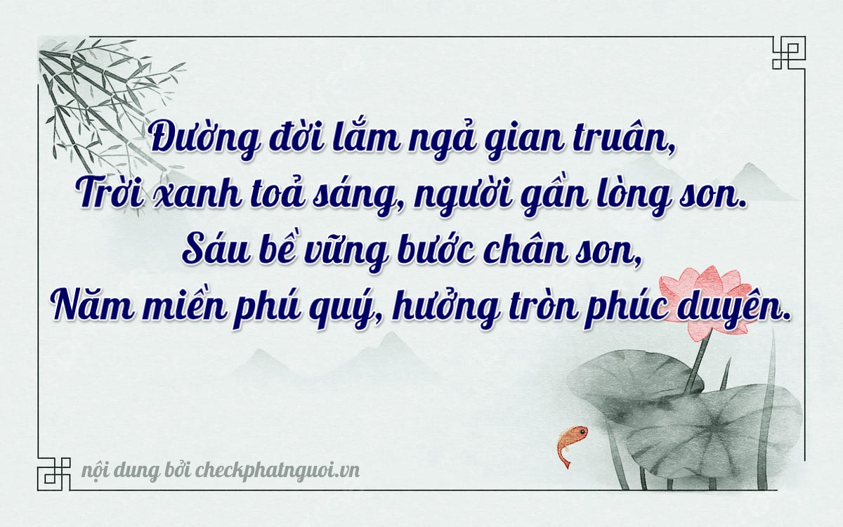 Bài thơ ý nghĩa cho <b>biển số 66A-32658</b> tại website checkphatnguoi.vn