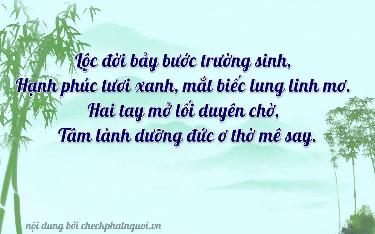 Bài thơ ý nghĩa cho <b>biển số 66AA-63927</b> tại website checkphatnguoi.vn