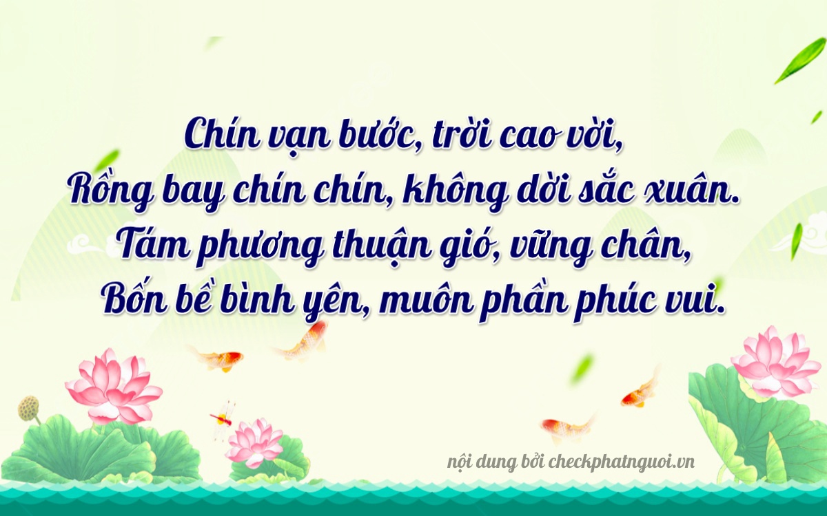Bài thơ ý nghĩa cho <b>biển số 66AA-98899</b> tại website checkphatnguoi.vn